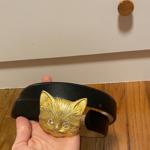 gail labelle Accessories - Gold Cat Belt Gail Labelle Genuine Leather Made in USA (says L, I’d say S)